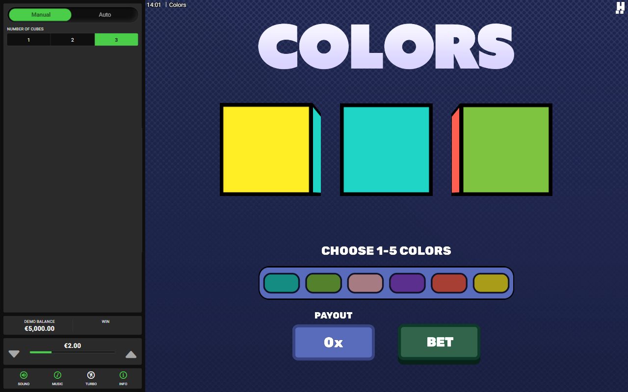 Colors base game reels