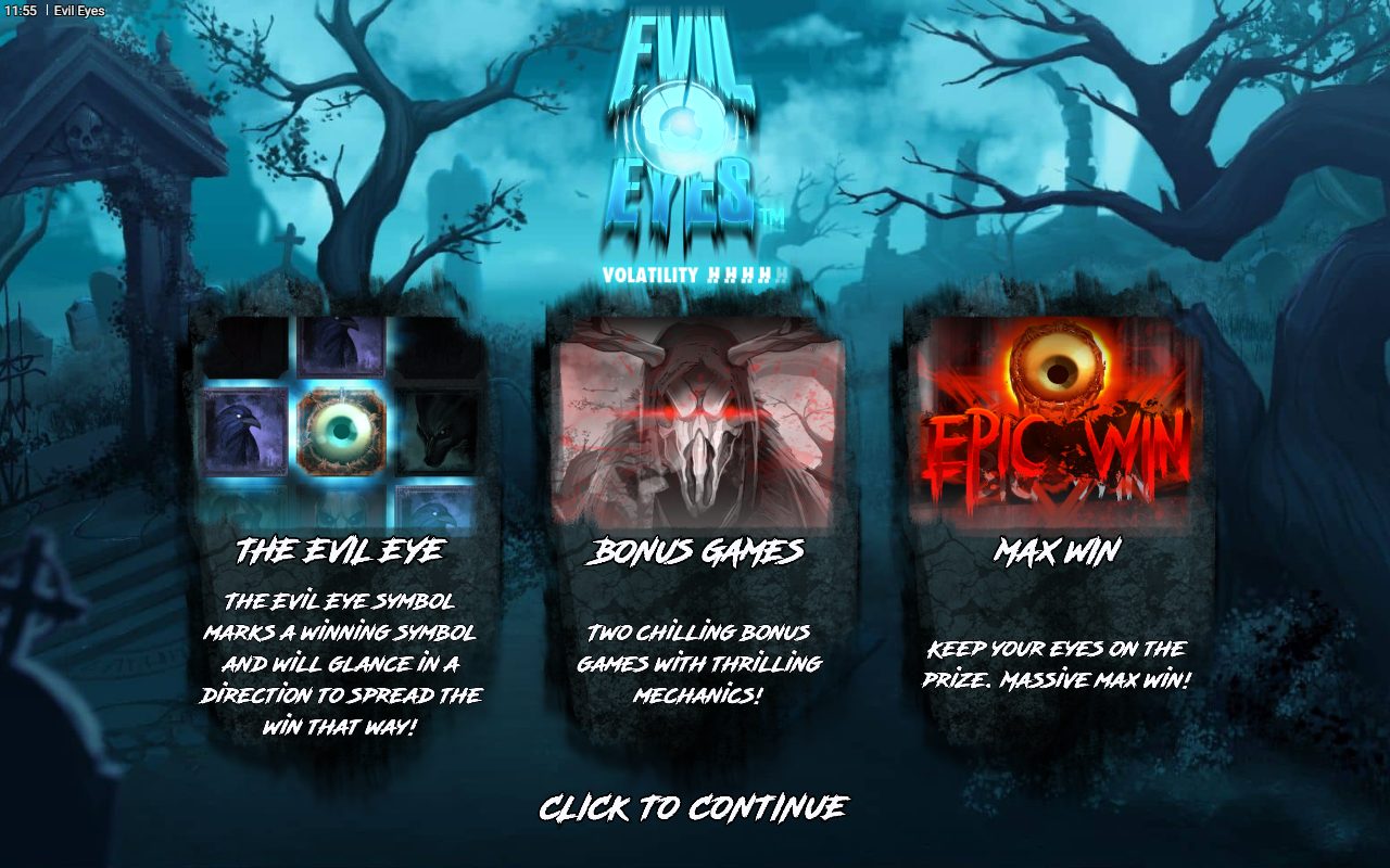 Evil Eyes game lobby