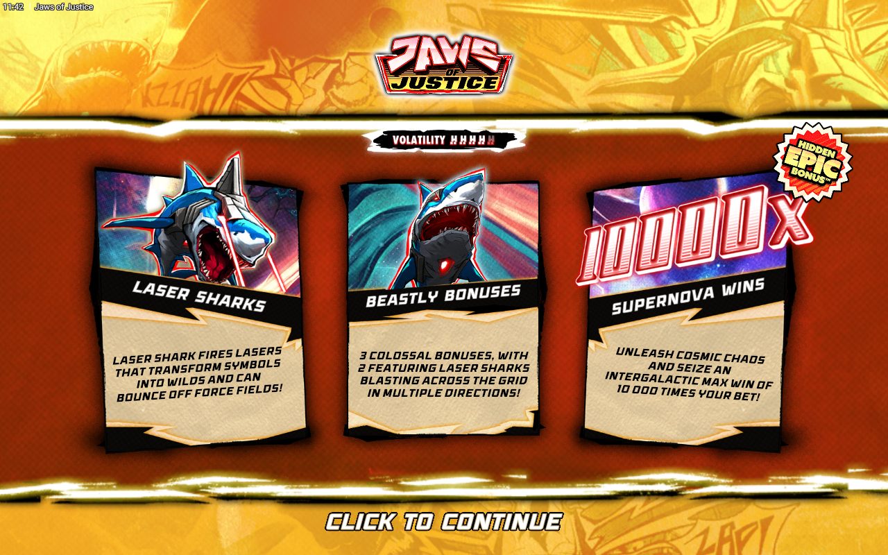 Jaws of Justice game lobby