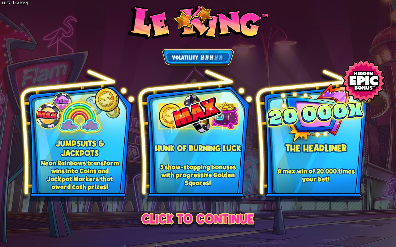 Le King game lobby