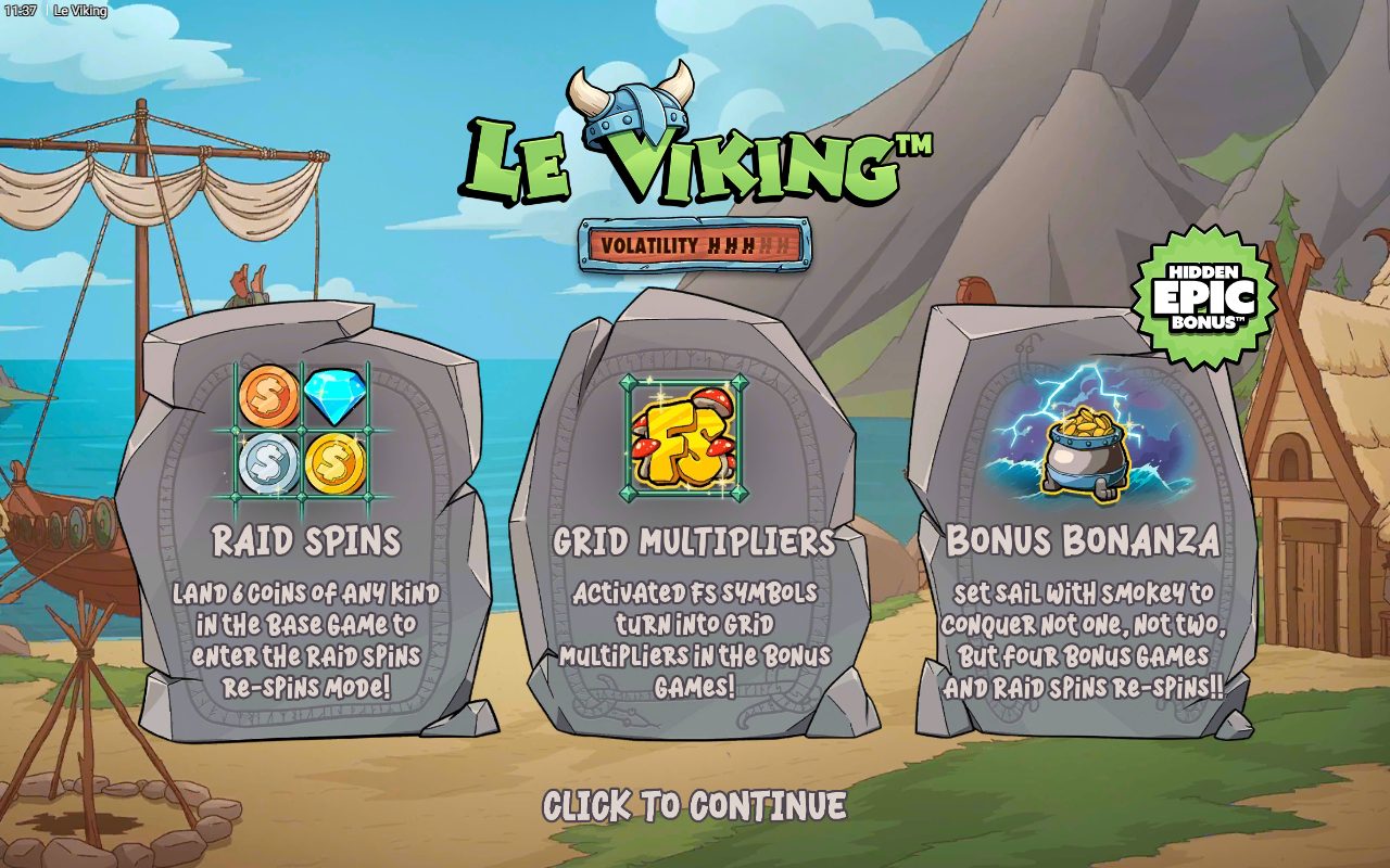 Le Viking game lobby