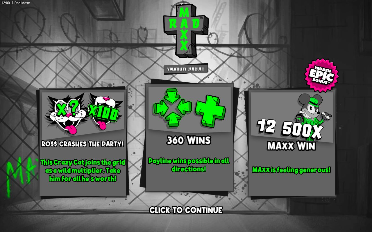 Rad Maxx game lobby