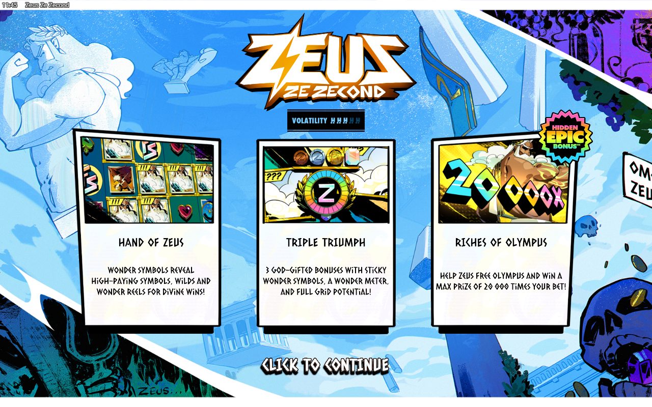 Zeus Ze Zecond game lobby