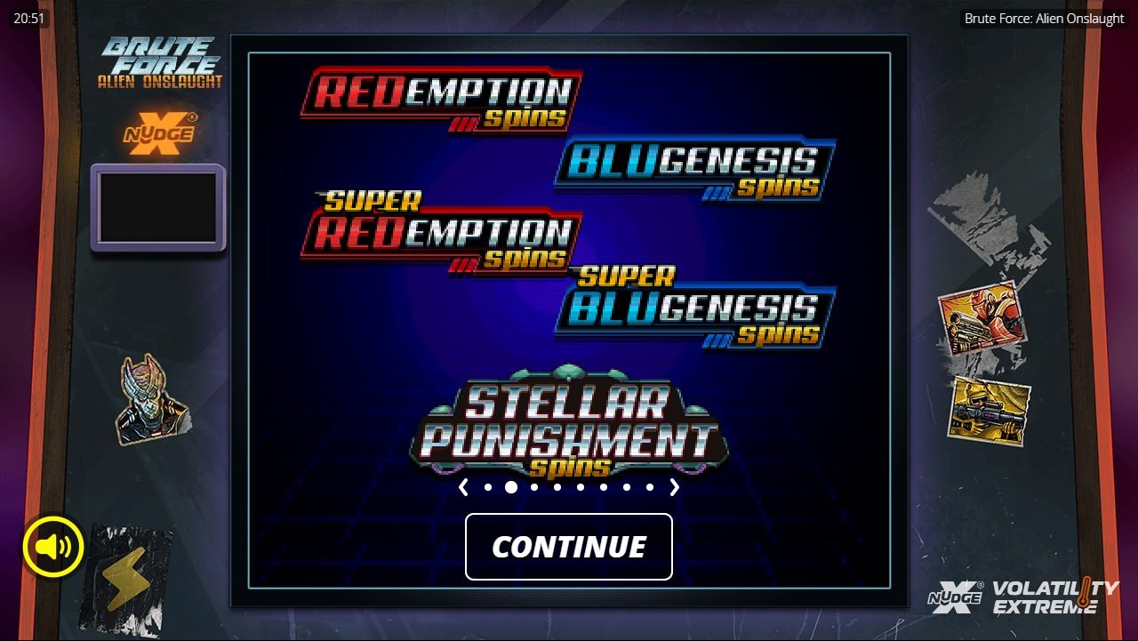 Brute Force: Alien Onslaught game lobby