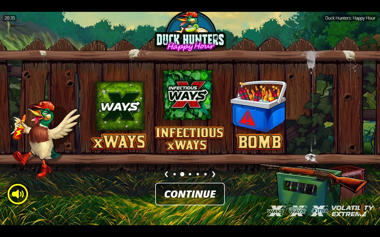 Duck Hunters Happy Hour game lobby