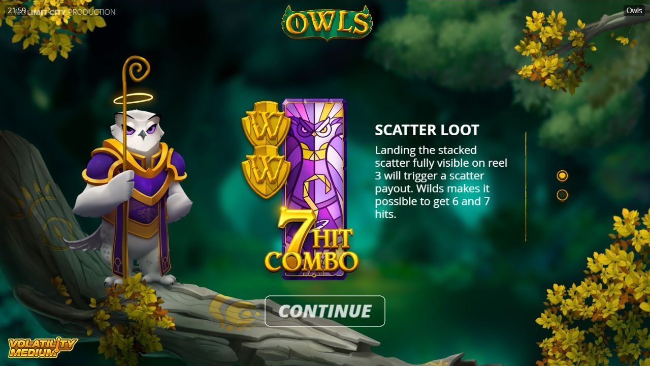Owls game lobby