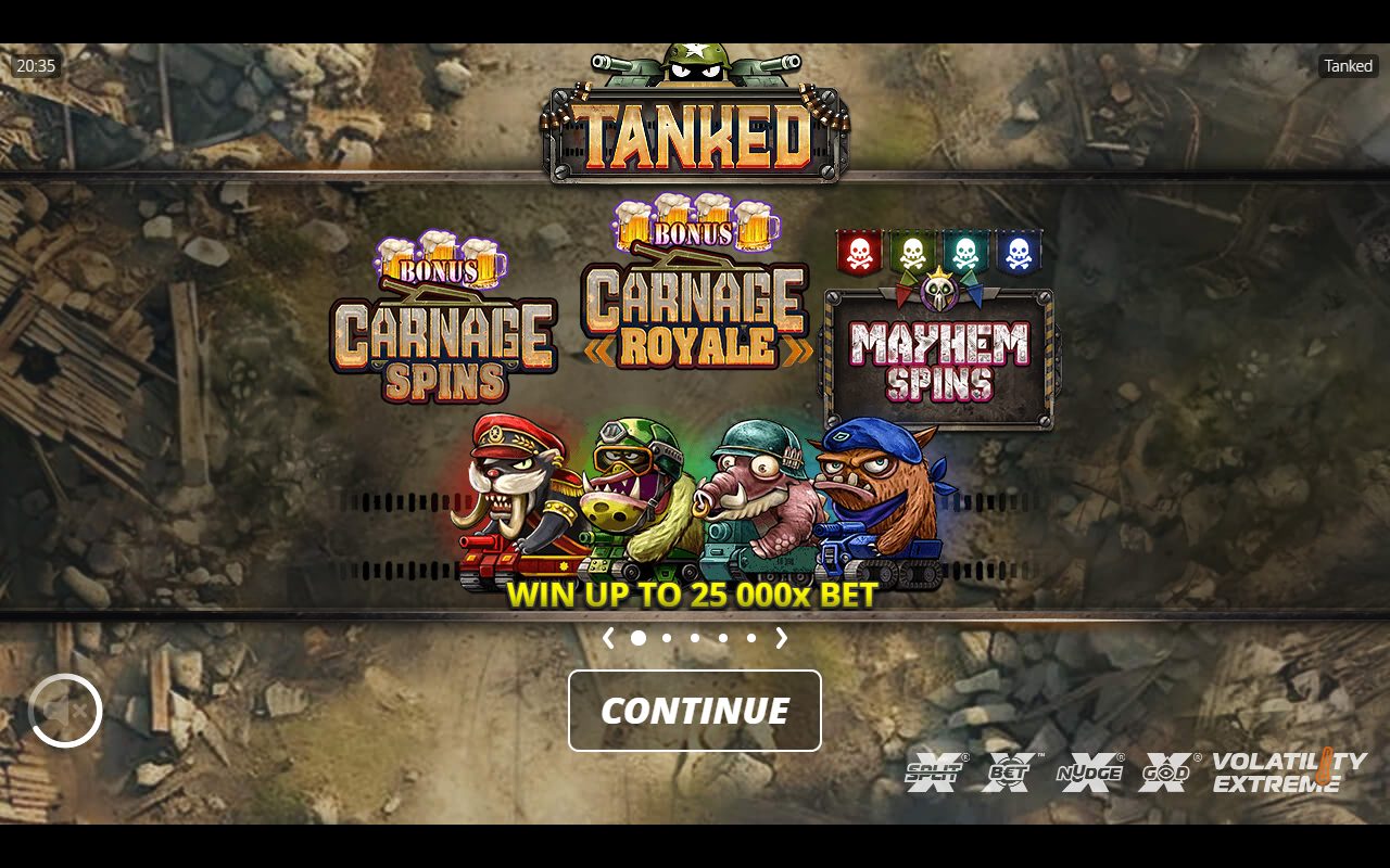 Tanked game lobby