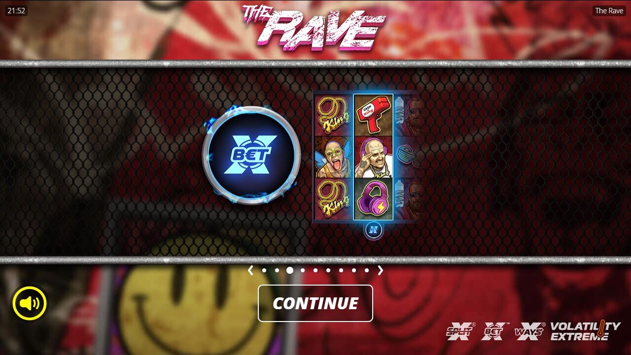 The Rave game lobby