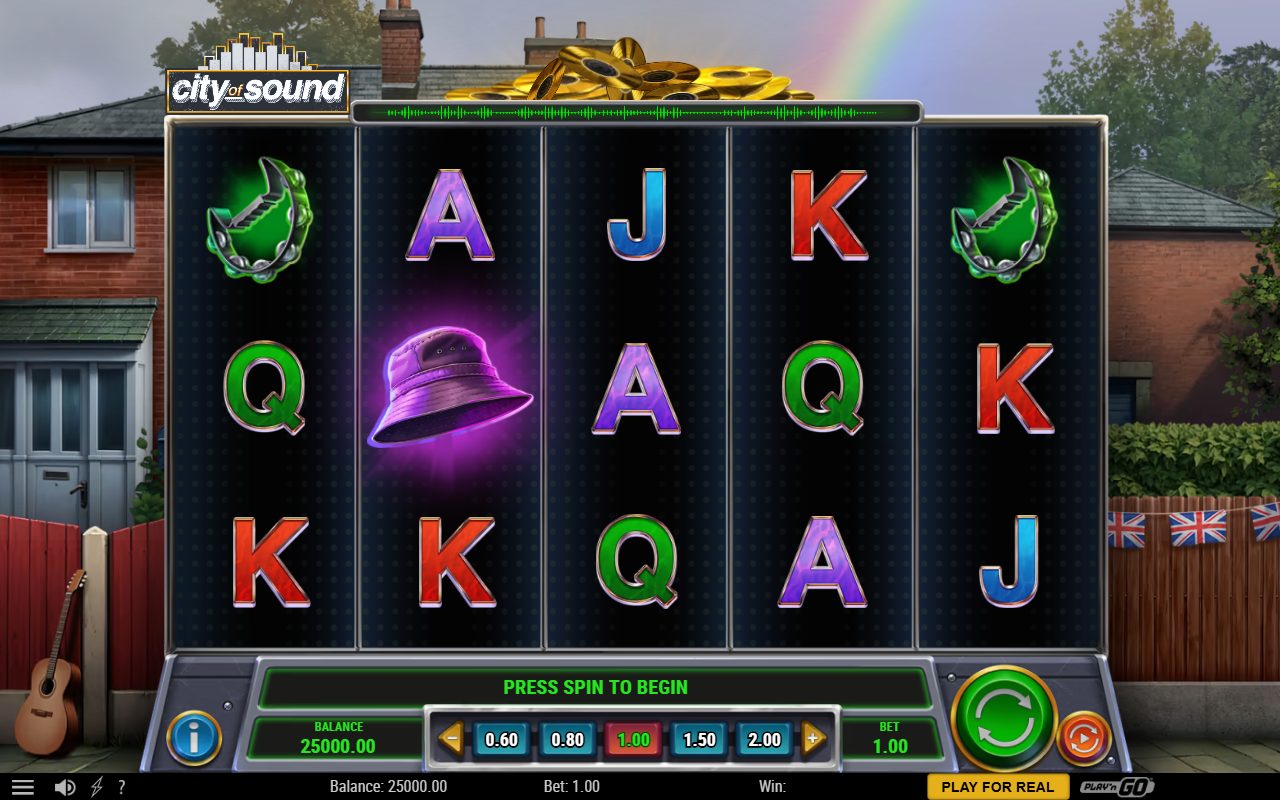 City of Sound base game reels