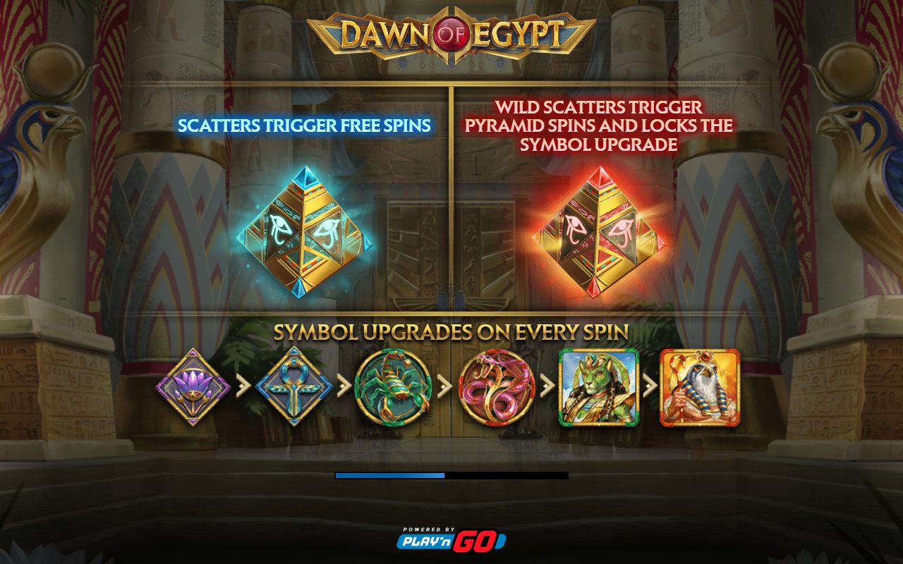 Dawn of Egypt game lobby