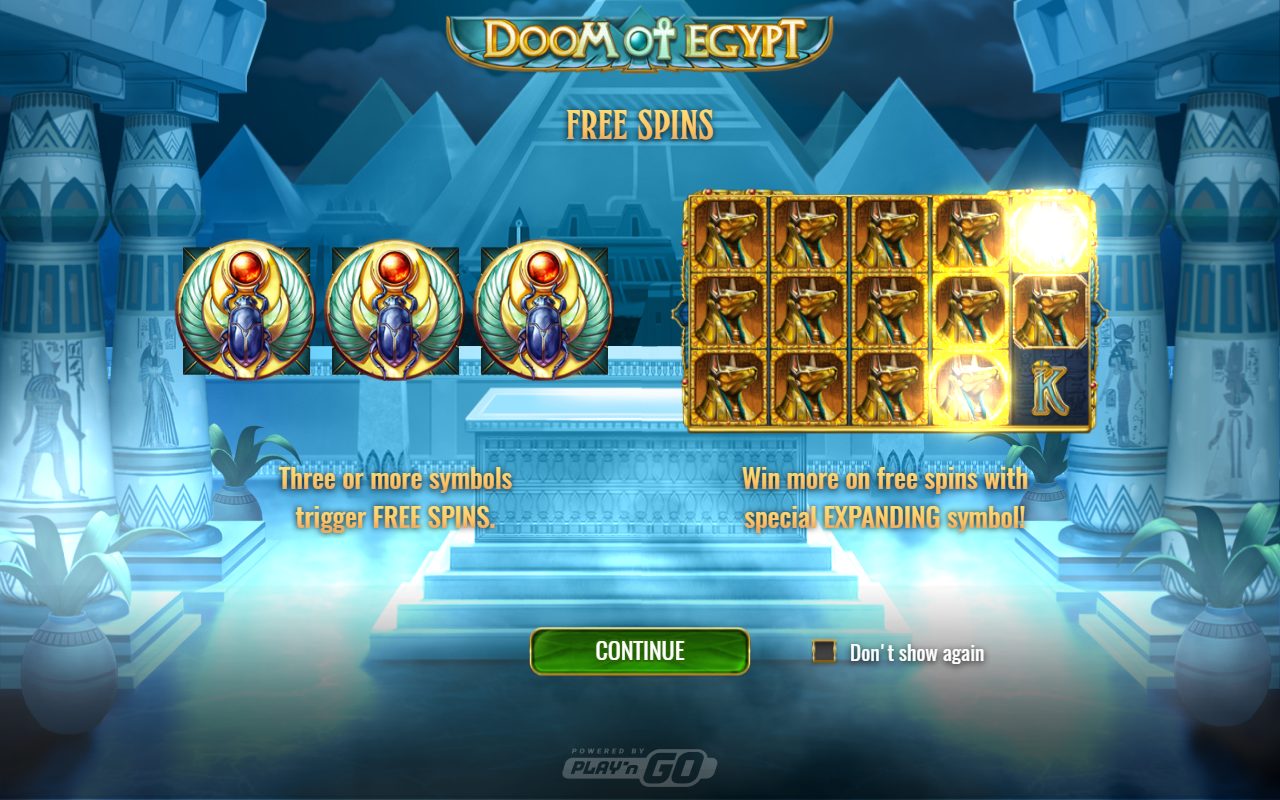 Doom of Egypt game lobby