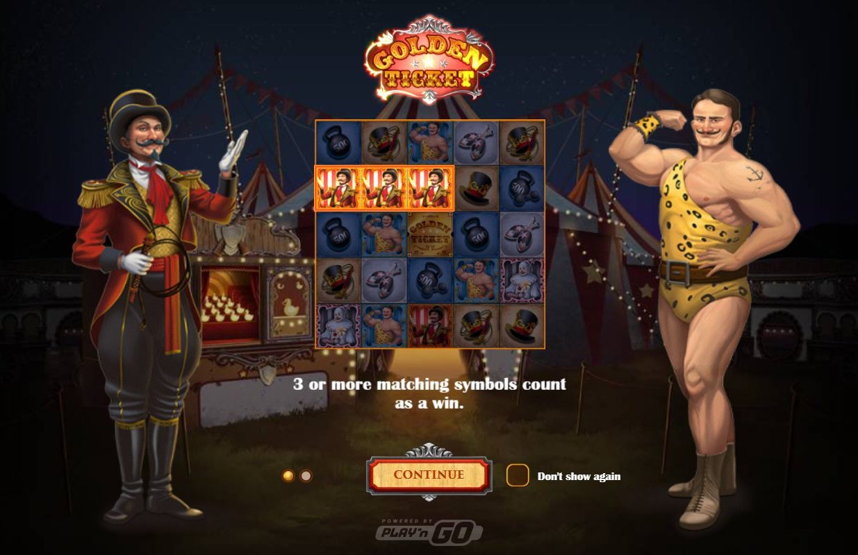 Golden Ticket game lobby