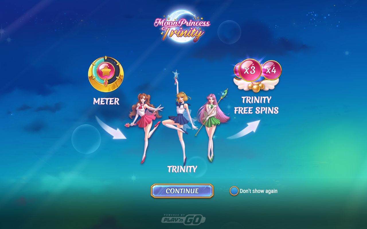 Moon Princess Trinity game lobby