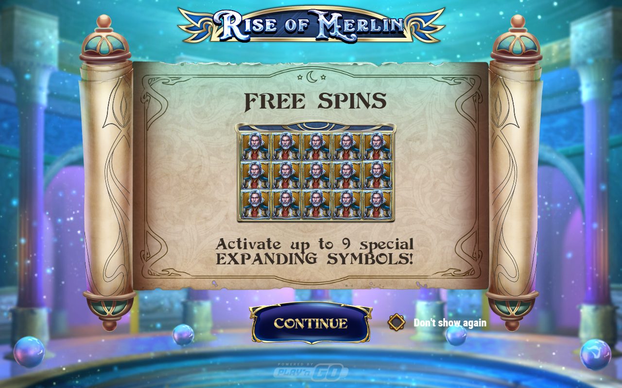 Rise of Merlin game lobby