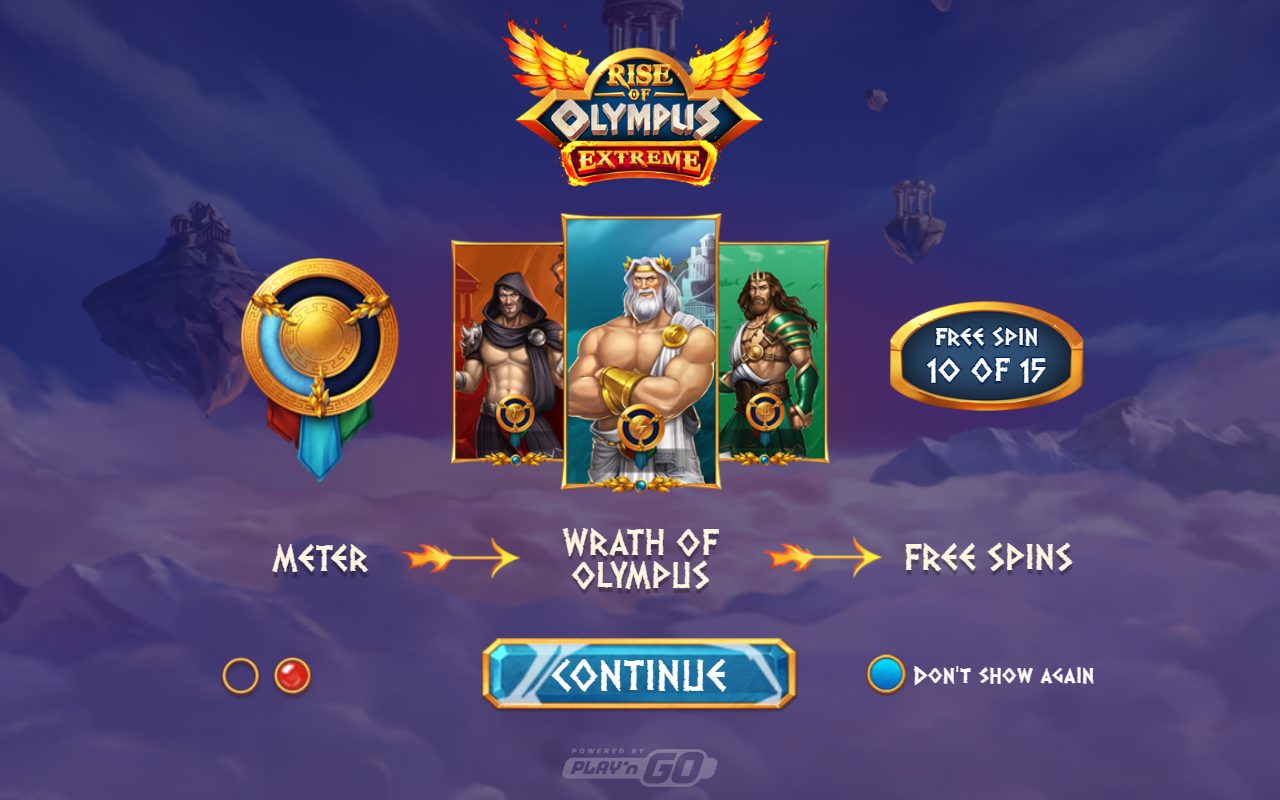 Rise of Olympus Extreme game lobby