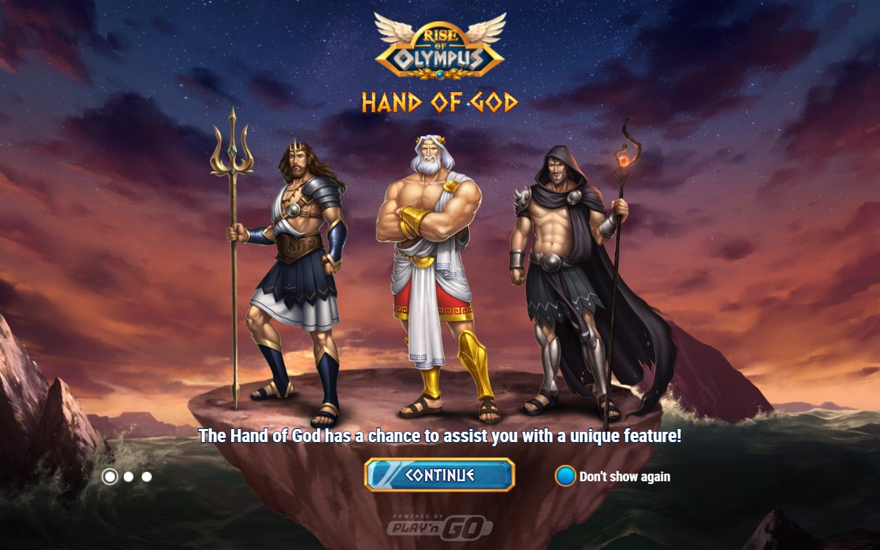 Rise of Olympus game lobby