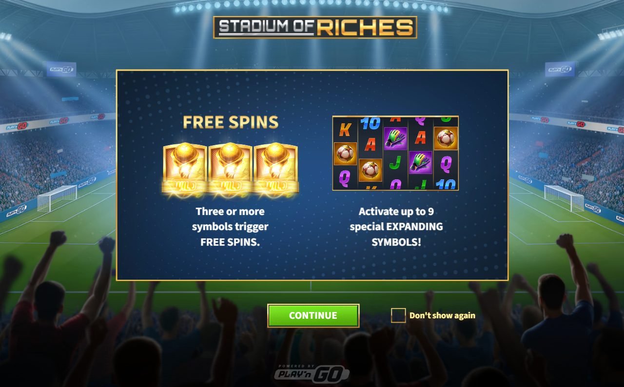 Stadium of Riches game lobby