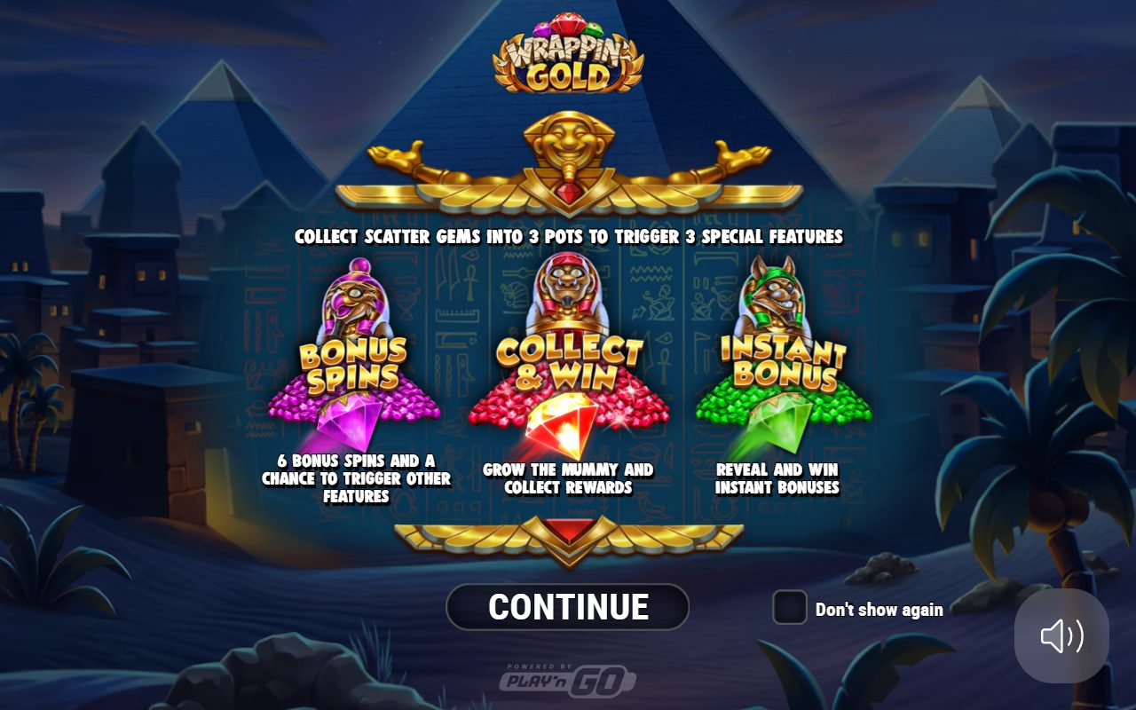 Wrappin' Gold game lobby