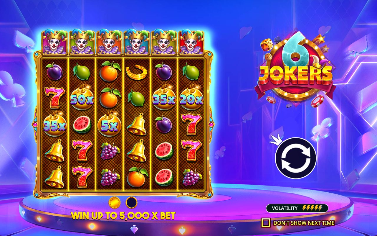 6 Jokers game lobby