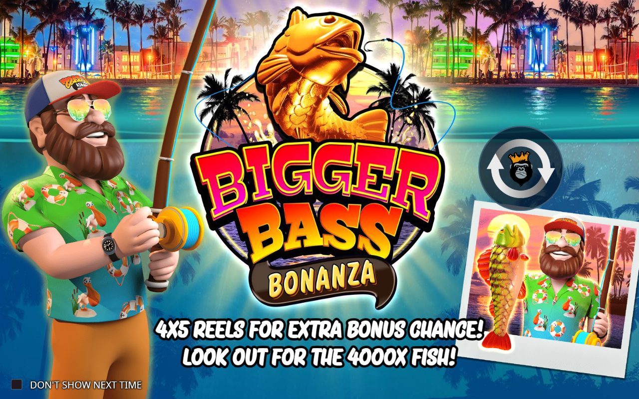 Bigger Bass Bonanza game lobby