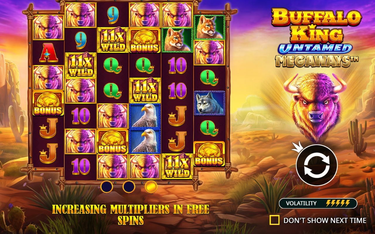 Buffalo King Untamed Megaways game lobby