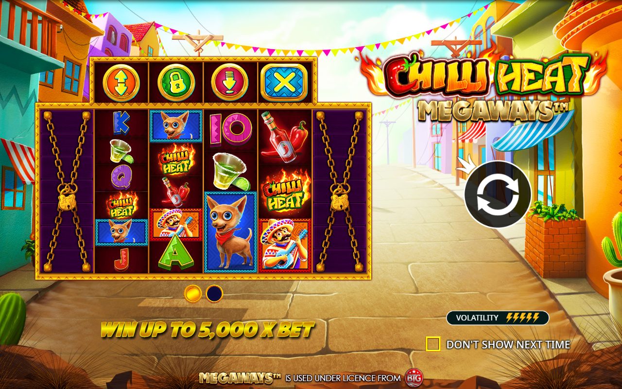 Chilli Heat Megaways game lobby