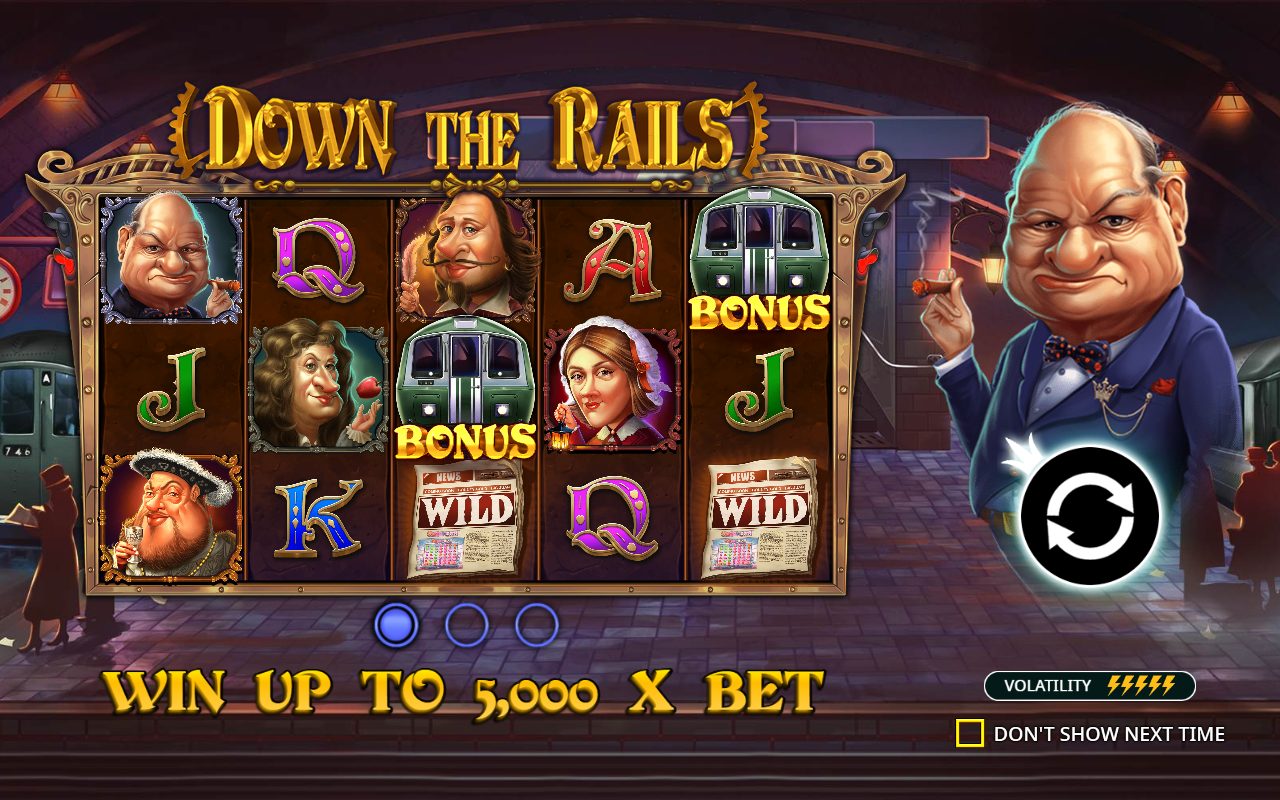 Down the Rails game lobby
