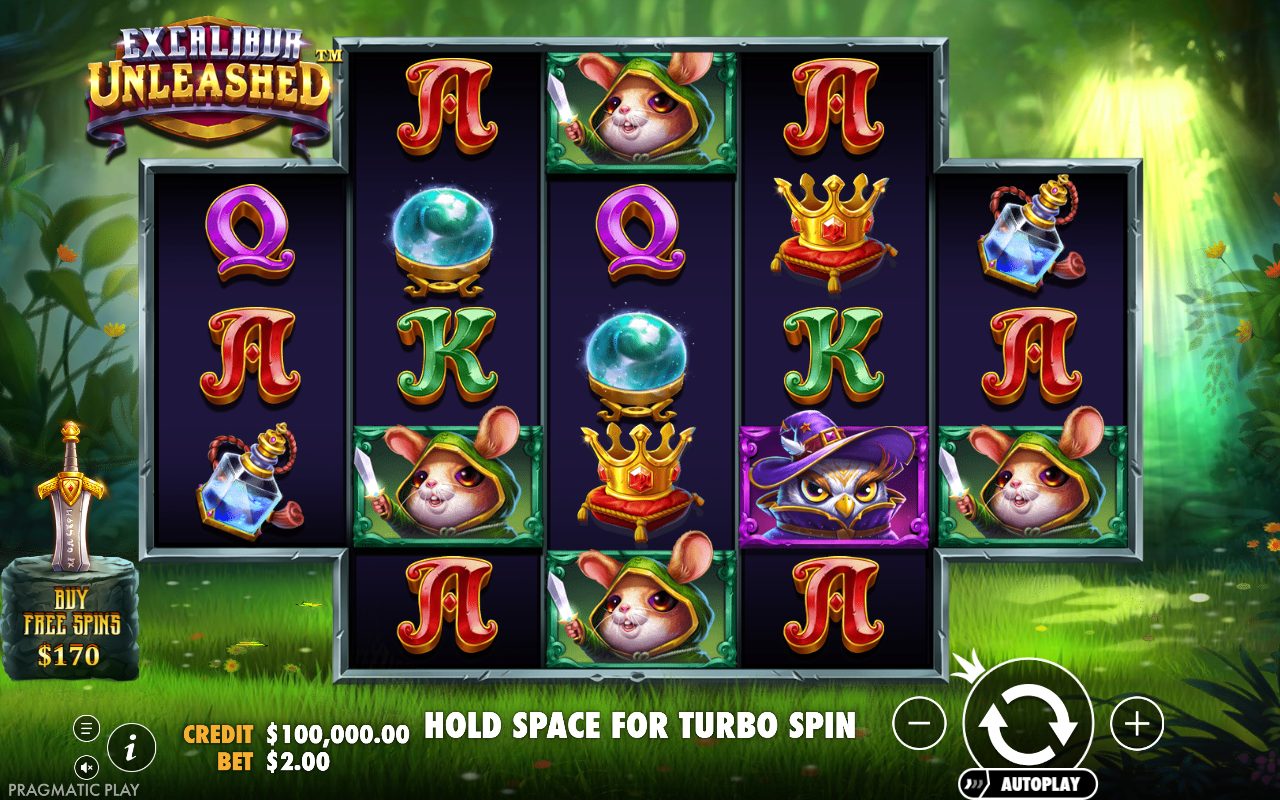 Excalibur Unleashed game lobby