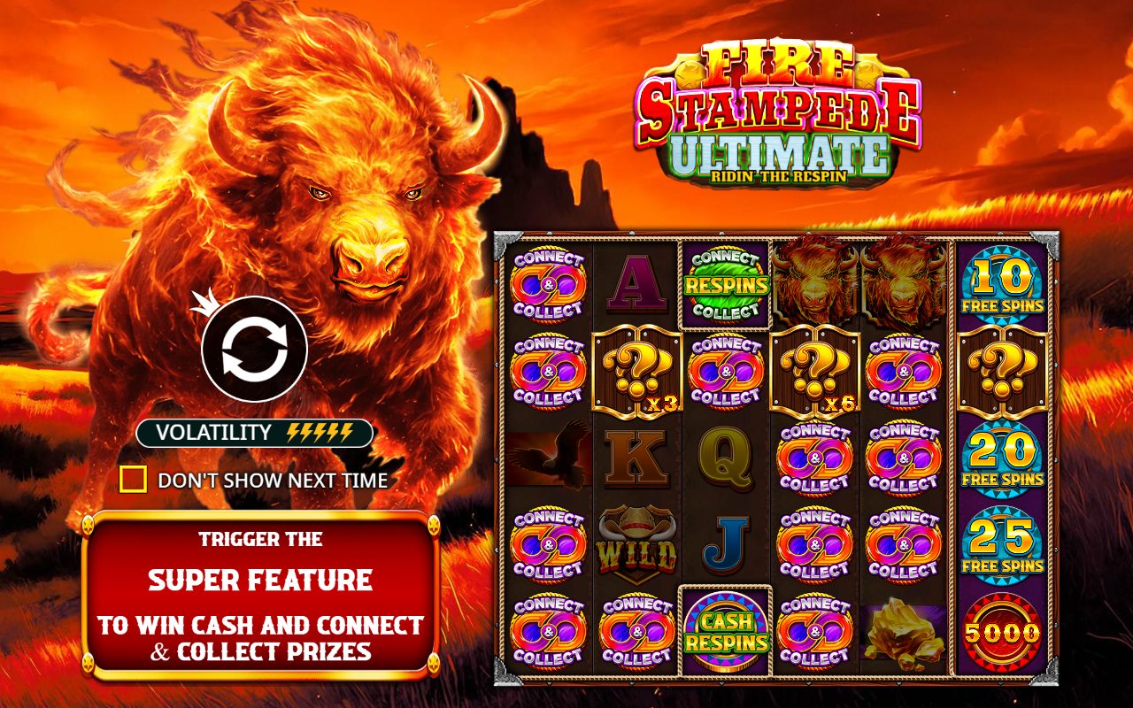 Fire Stampede Ultimate game lobby
