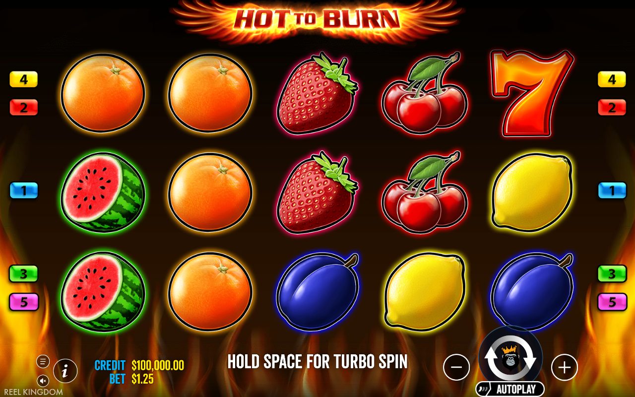Hot to Burn game lobby