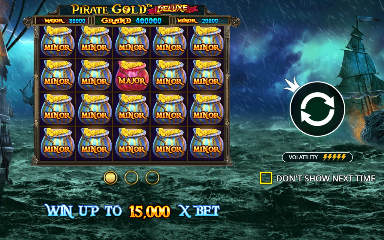 Pirate Gold Deluxe game lobby