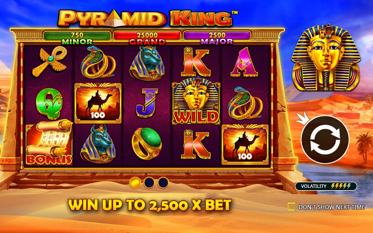 Pyramid King game lobby