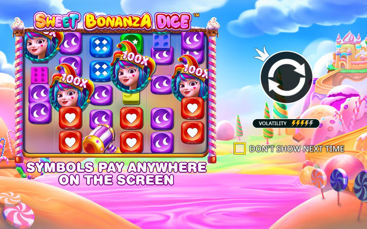 Sweet Bonanza Dice game lobby
