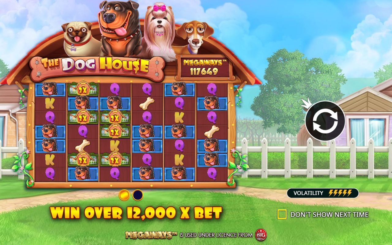 The Dog House Megaways game lobby