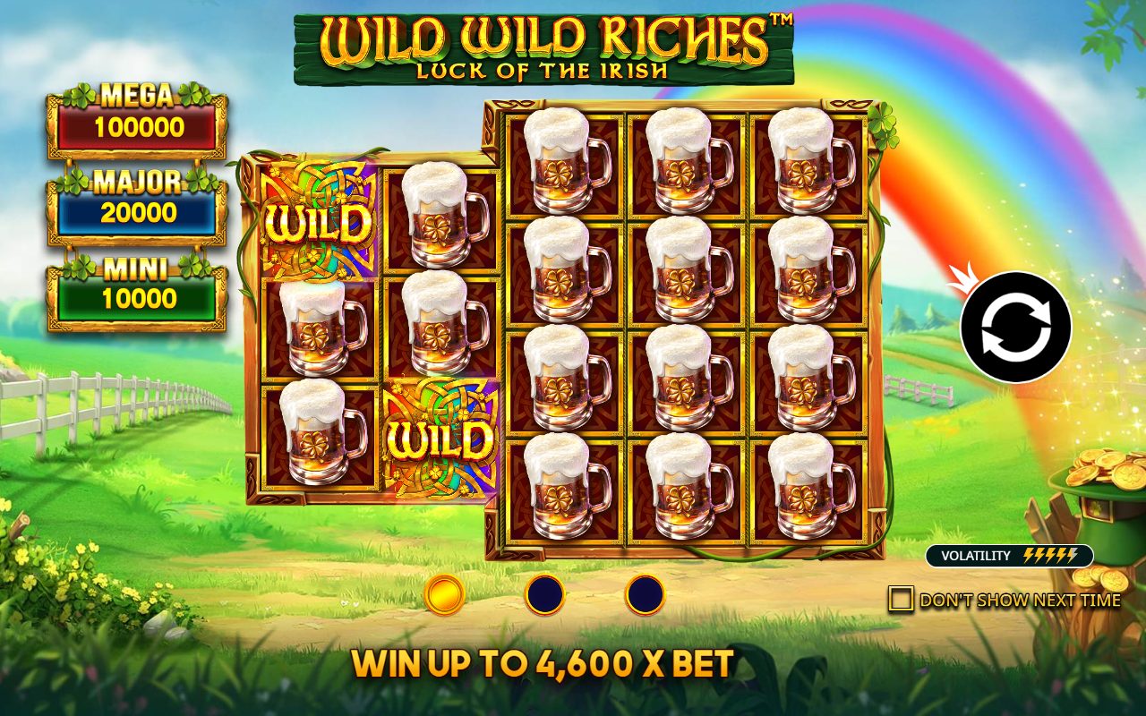 Wild Wild Riches game lobby
